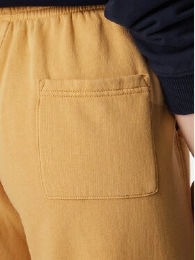 Tommy Jeans Spodnie dresowe Badge DW0DW23536 Beżowy Regular Fit