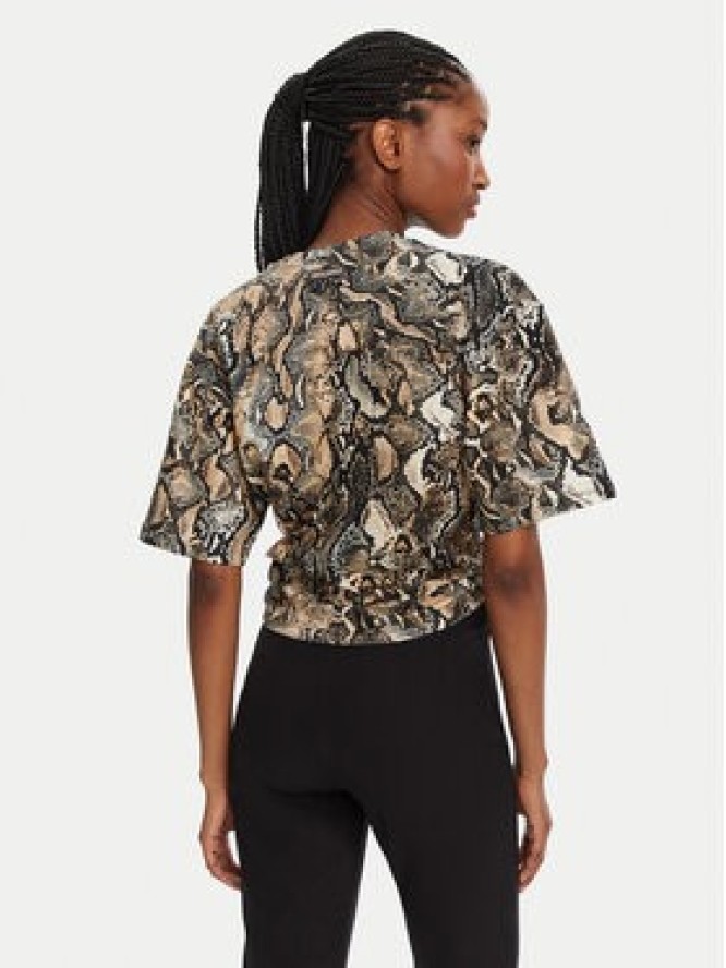 Just Cavalli T-Shirt 78PAHE01 Brązowy Regular Fit