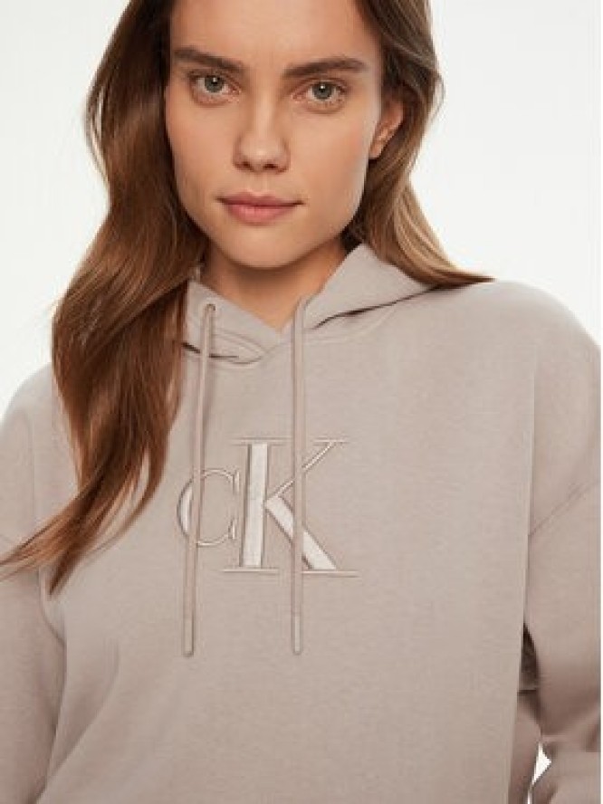 Calvin Klein Jeans Bluza J20J224718 Szary Relaxed Fit