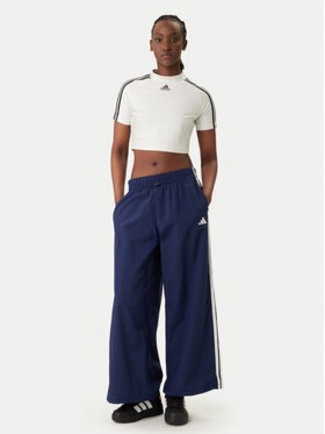 adidas Spodnie dresowe Essentials 3-Stripes JV5328 Granatowy Loose Fit