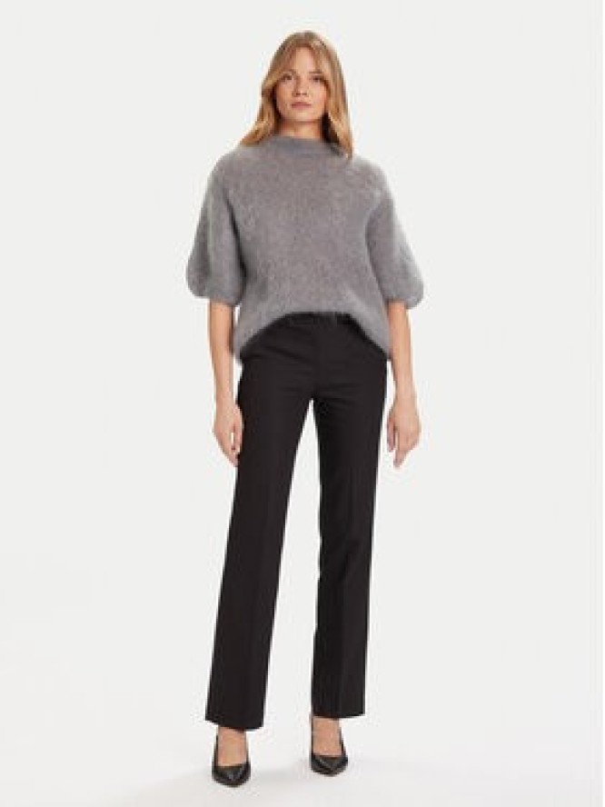 Morgan Spodnie materiałowe 242-PBEKA.F Czarny Slim Fit