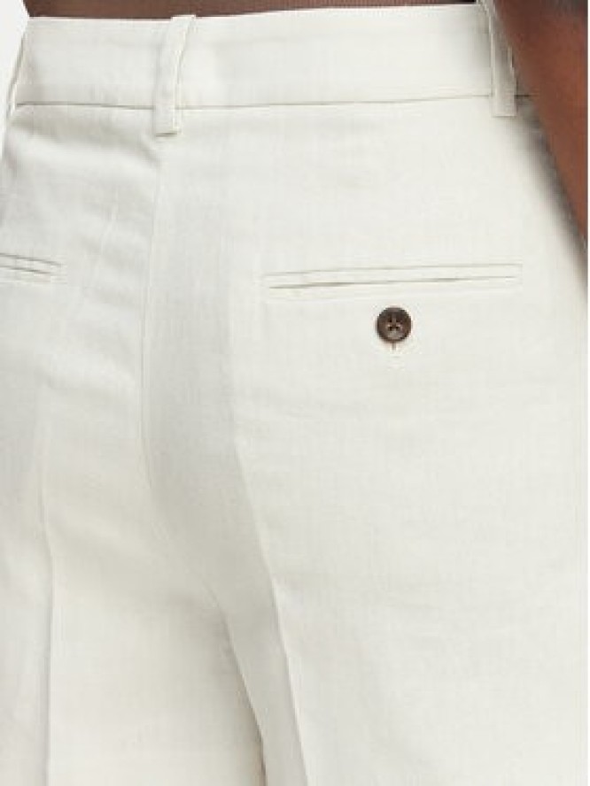 Calvin Klein Jeans Szorty materiałowe LV047F632G Biały Regular Fit