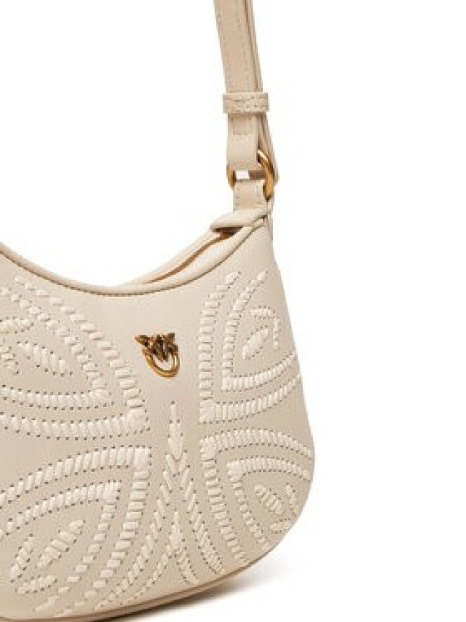 PINKO Torebka Half Moon Baby PE 25 PLTT 103538 A2C3 Écru