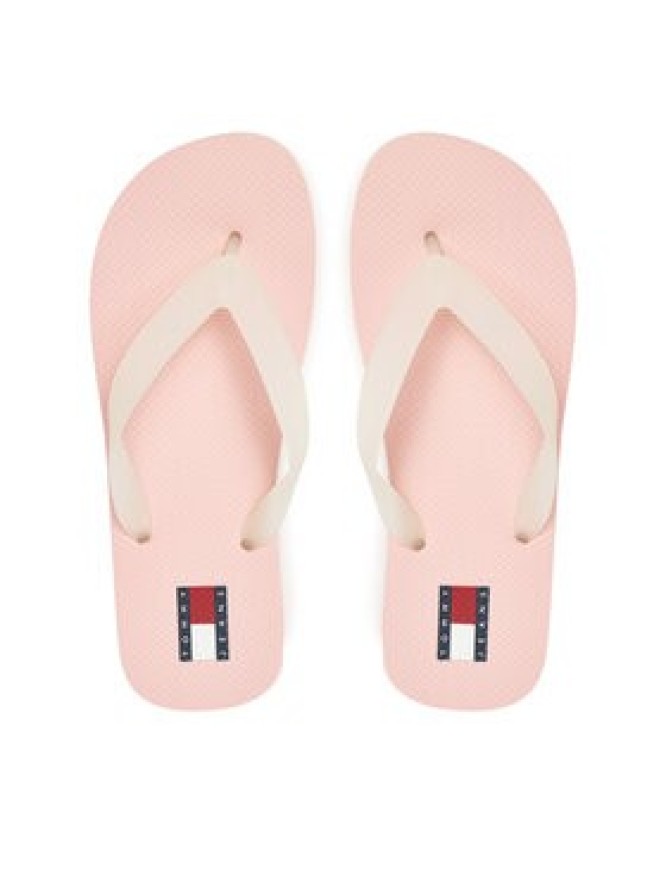 Tommy Jeans Japonki Tjw Logo Flip Flop EN0EN02447 Różowy