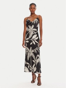 Guess Sukienka koktajlowa W5GK85 WH9C2 Czarny Classic Fit