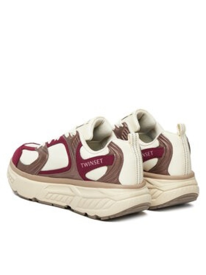 TWINSET Sneakersy 252TCP01C Bordowy