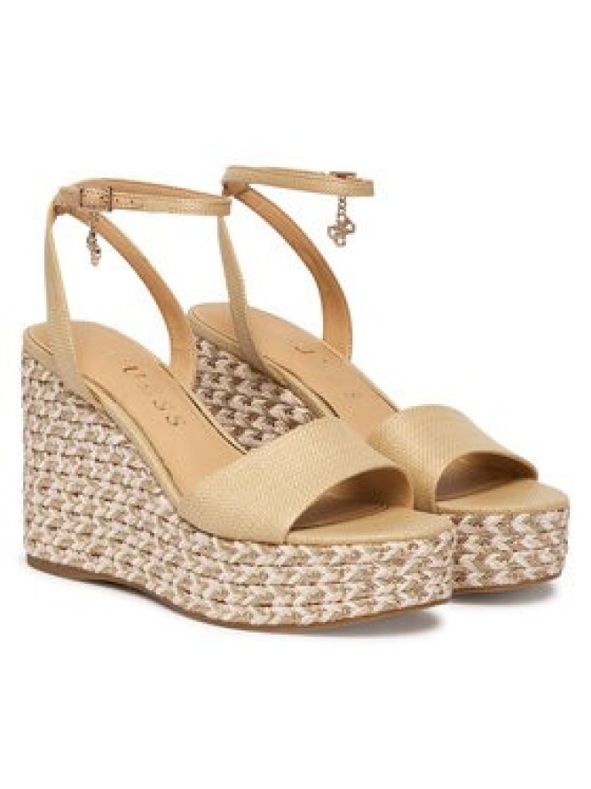 Guess Sandały FLJERL ELE04 Beżowy