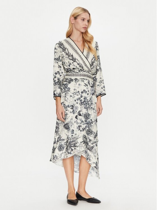 Simona Corsellini Sukienka letnia P25CPAB00401 Kolorowy Regular Fit