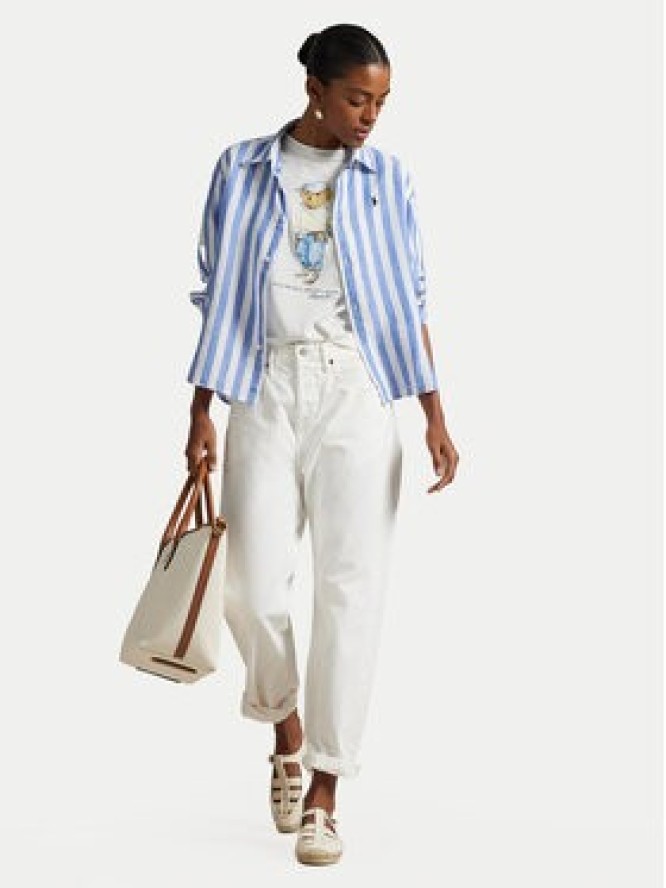 Polo Ralph Lauren T-Shirt 211965107001 Biały Regular Fit