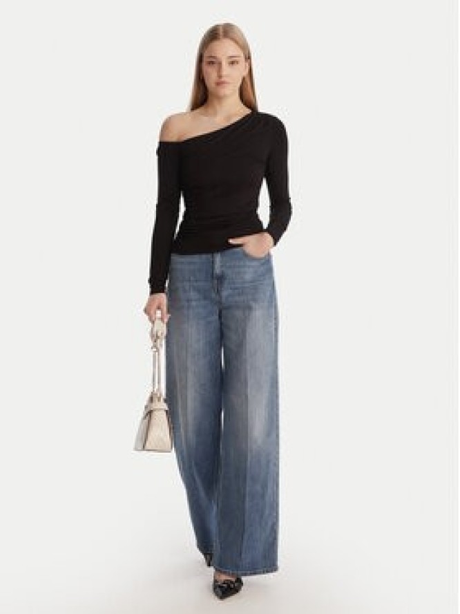 Guess Bluzka W6RP02 KC1J2 Czarny Regular Fit