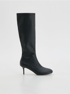 Kozaki na obcasie - czarny