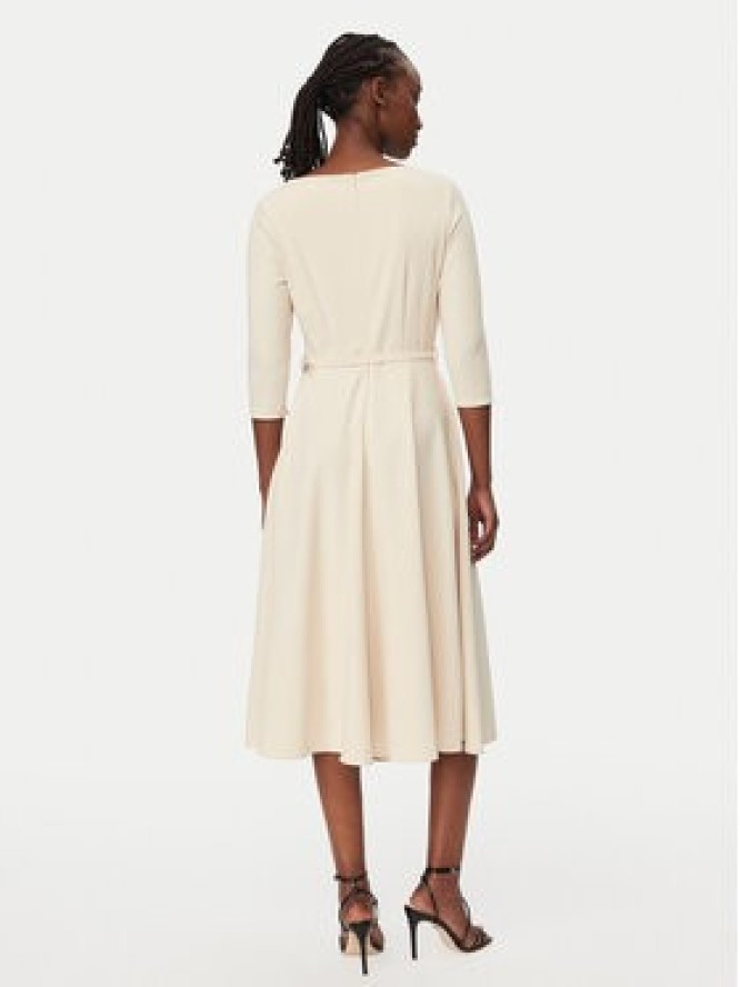 Rinascimento Sukienka koktajlowa CFC0127892003 Beżowy Regular Fit