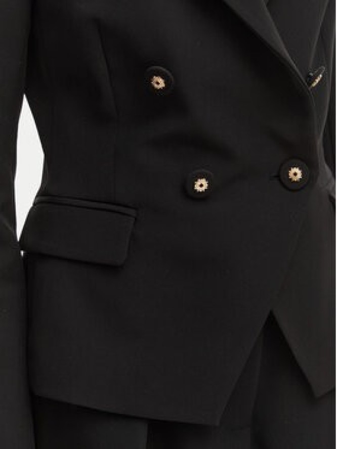 Rinascimento Marynarka CFC0127894003 Czarny Slim Fit