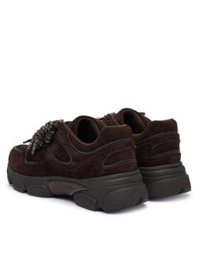 Guess Sneakersy FLFIRR SUE12 Brązowy ciemny