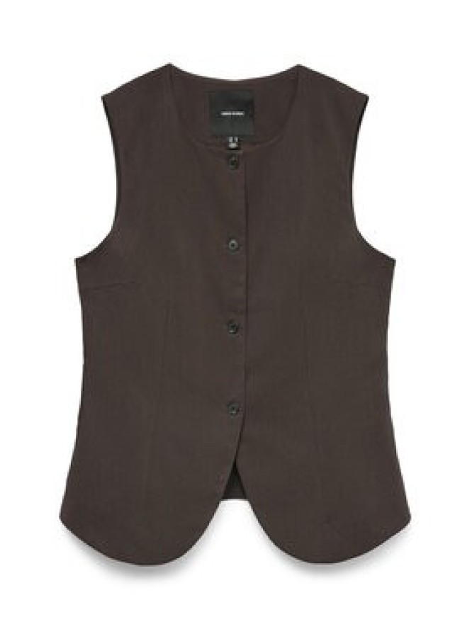 Vero Moda Kamizelka Sigga 10336320 Brązowy Regular Fit