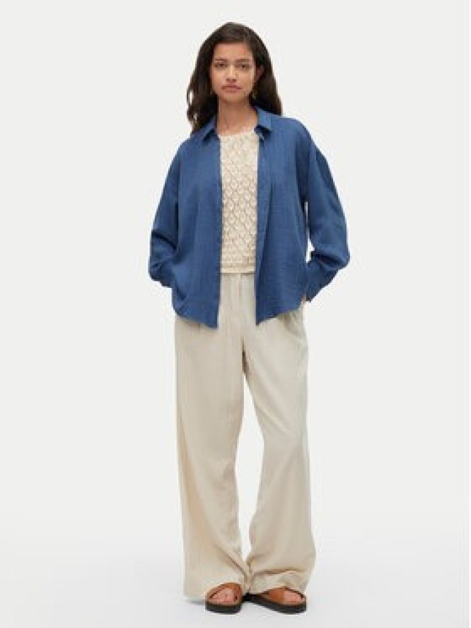 Vero Moda Koszula Melaney 10316389 Granatowy Loose Fit