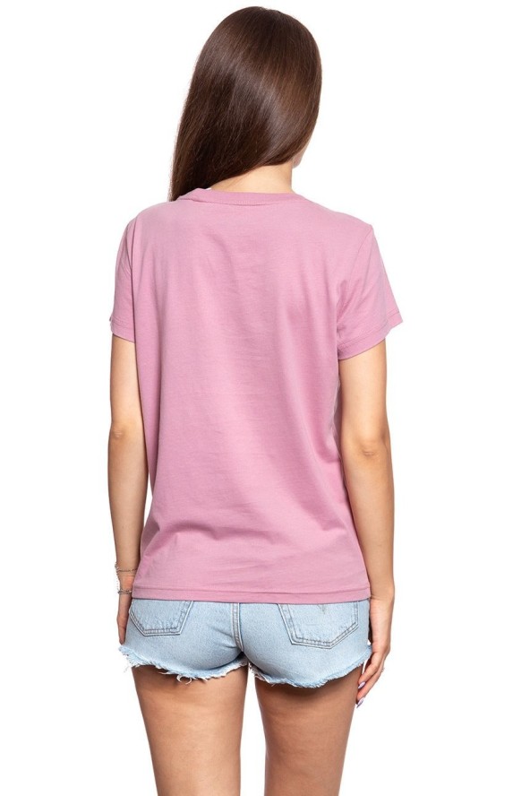 MUSTANG T SHIRT DAMSKI Alina C Print Lilas 1009028 8148