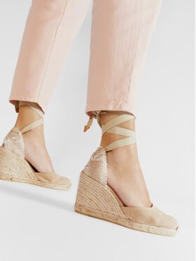 Castañer Espadryle Carina/8/002 021642-2017 Beżowy