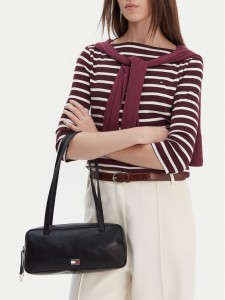 Tommy Jeans Torebka Tjw City Shoulder Bag AW0AW18075 Czarny