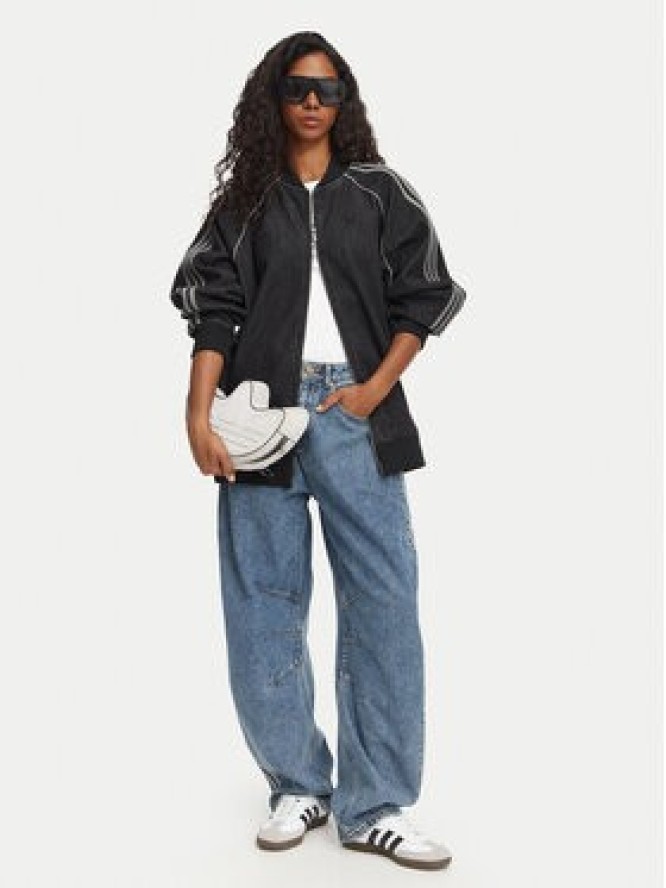 adidas Kurtka jeansowa Sst KQ6471 Czarny Oversize