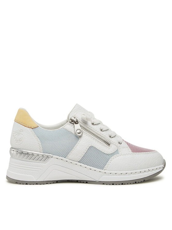 Rieker Sneakersy N4359-90 Biały