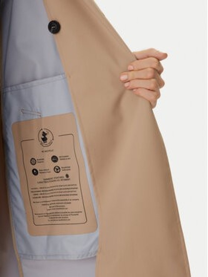 Save The Duck Trencz D42664W GRIN22 Beżowy Regular Fit