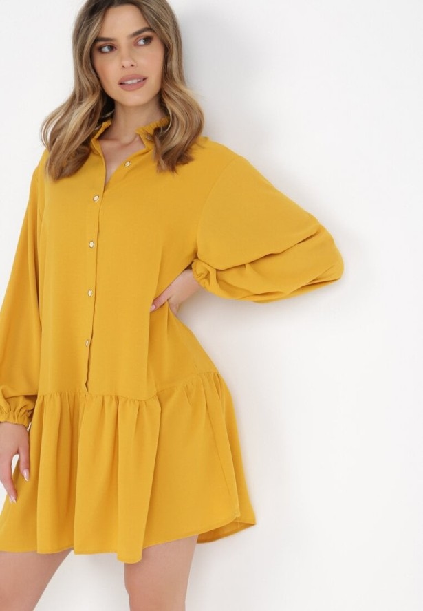 Żółta Sukienka Amarheis