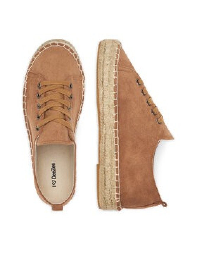 DeeZee Espadryle ZF230819 Brązowy
