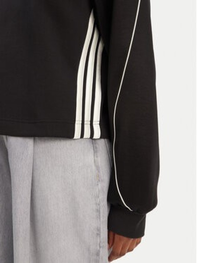 adidas Bluza Stadium 3-Stripes JL6996 Czarny Loose Fit