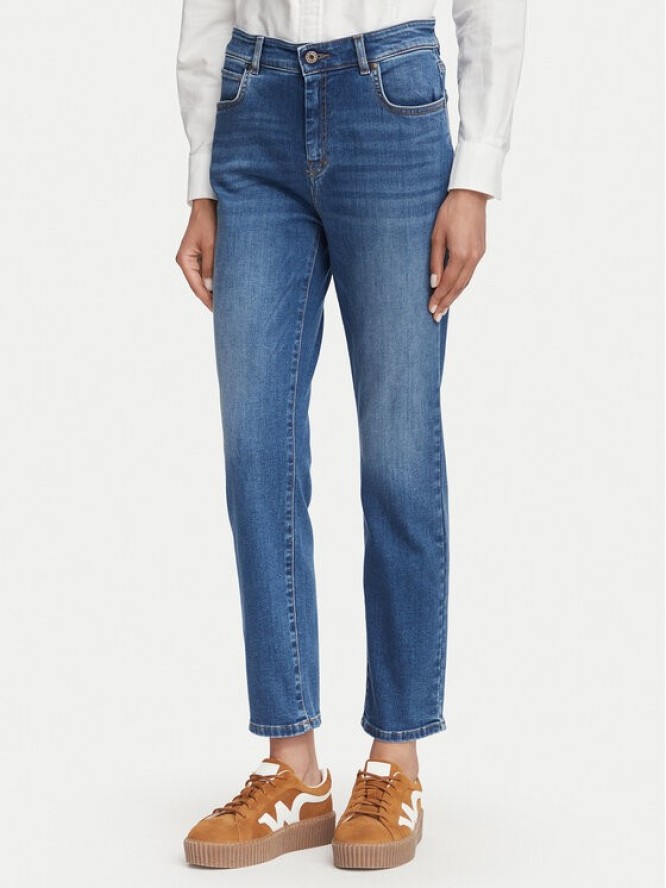 Weekend Max Mara Jeansy Lana 2625186071 Granatowy Straight Leg