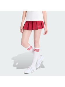 adidas Spódnica plisowana Seasonal Essentials Colorpop KD3372 Czerwony Loose Fit