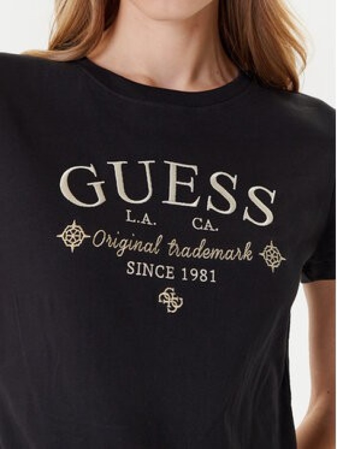 Guess T-Shirt V5YI03 I3Z14 Czarny Regular Fit