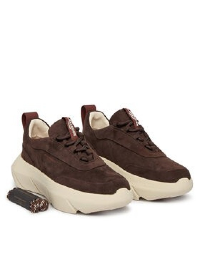 Alexander Smith Sneakersy London ALBEEPW-9660 Brązowy ciemny