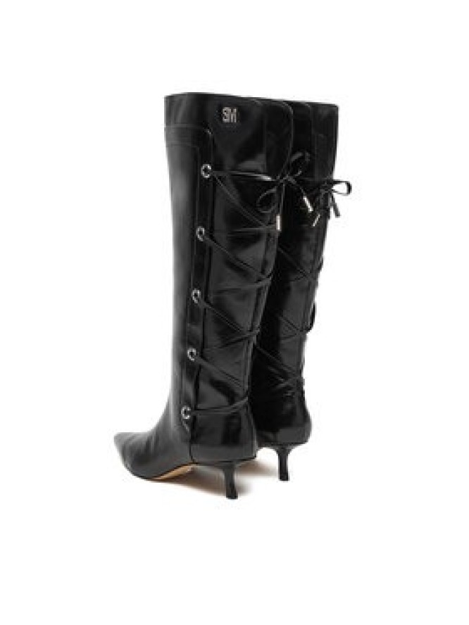 Steve Madden Kozaki Ballpark SM11005048 Czarny