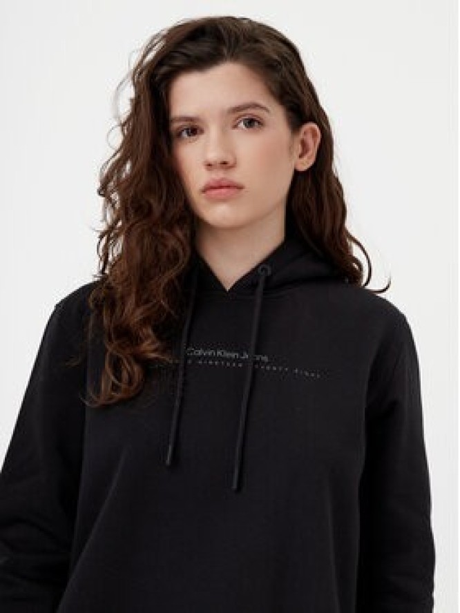 Calvin Klein Jeans Bluza Institutional Graphic J20J225494 Czarny Regular Fit