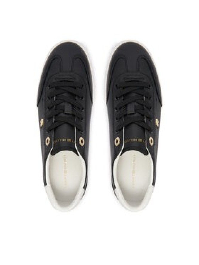 Tommy Hilfiger Sneakersy Th Chic Low Profile Vulc FW0FW09104 Czarny