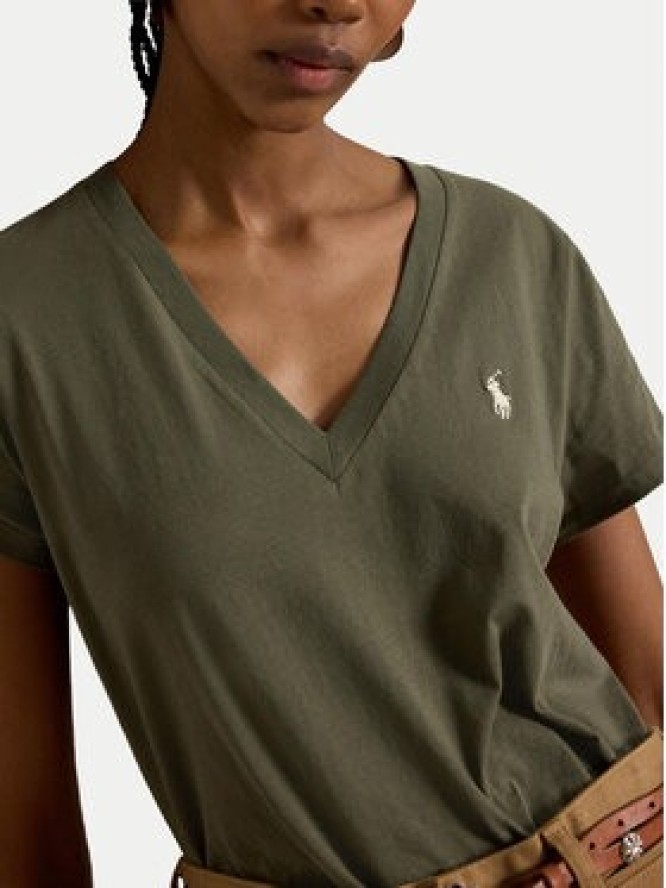 Polo Ralph Lauren T-Shirt 211B14611005 Zielony Regular Fit