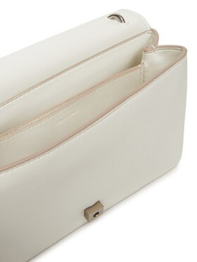 Calvin Klein Jeans Torebka Sculpted Ew Flap Conv Chain LV04K3035G Biały