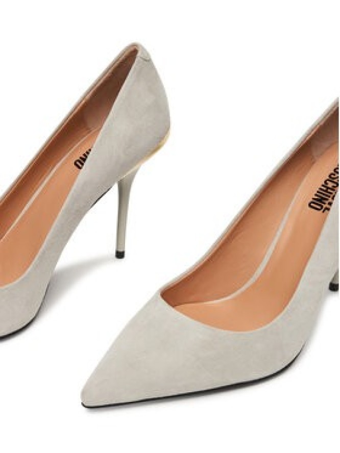 LOVE MOSCHINO Szpilki JA10459G1OJA0110 Écru