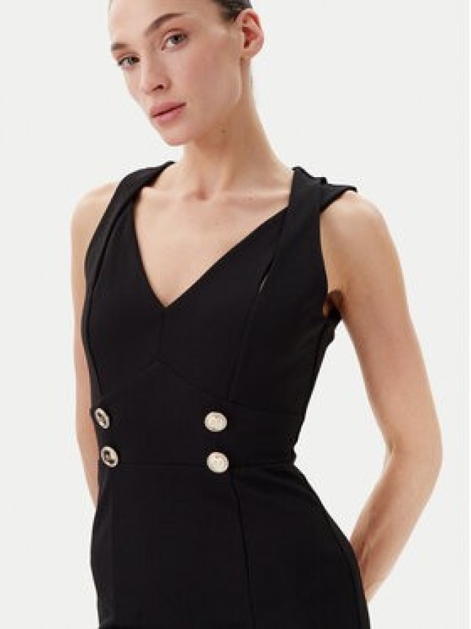 Rinascimento Sukienka koktajlowa CFC0019924002 Czarny Regular Fit