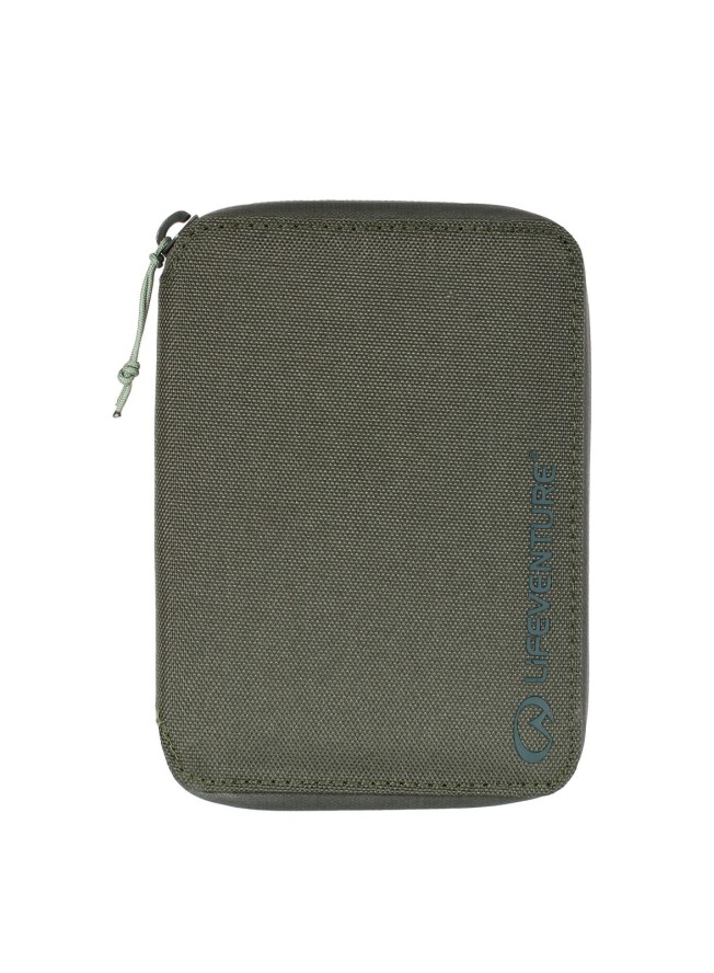 Portfel Lifeventure Recycled RFiD Mini Travel Wallet - olive