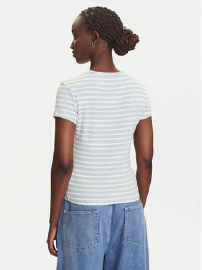 Tommy Jeans T-Shirt Essential DW0DW17383 Zielony Slim Fit