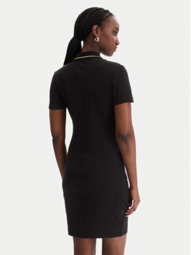 Versace Jeans Couture Sukienka codzienna 80HAOT03 CJ01T Czarny Slim Fit