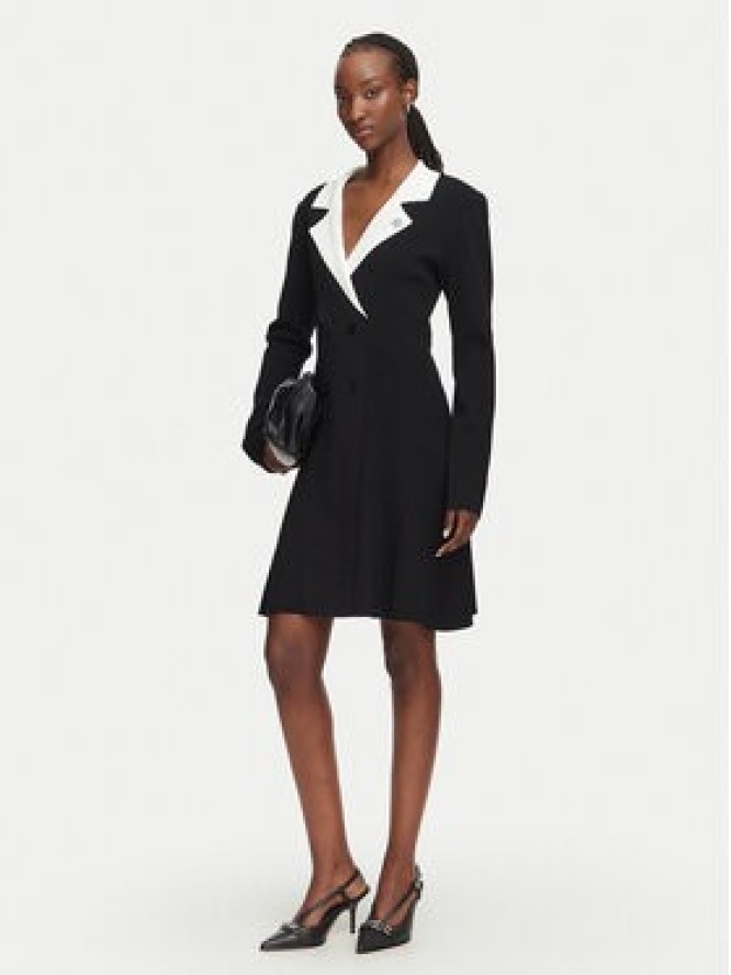 KARL LAGERFELD Sukienka koktajlowa B3W13038 Czarny A-Line Fit