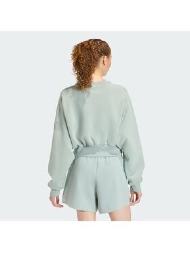 adidas Bluza Soft Lux KA7015 Zielony Loose Fit