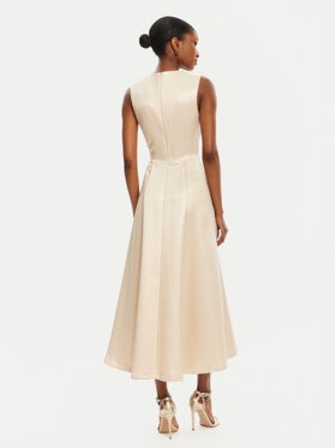 Rinascimento Sukienka koktajlowa CFC0122458003 Beżowy Regular Fit