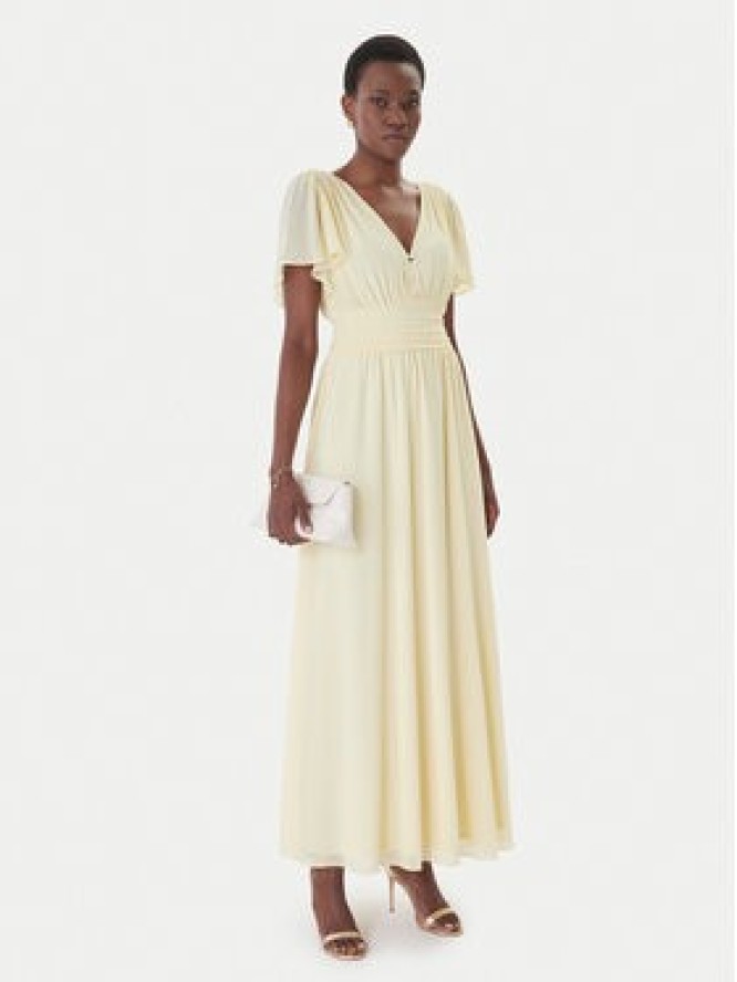 Morgan Sukienka wieczorowa 261-RLUCY Żółty Regular Fit