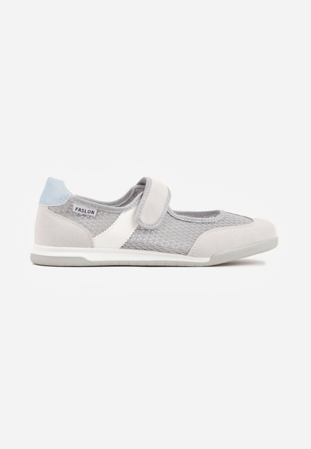 Szare Tenisówki Typu Sneakeriny Ozdobione Napisem Emirinne