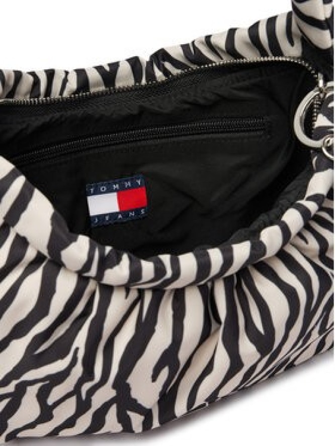 Tommy Jeans Torebka Tjw Icon Charms Zebra Shlder Bag AW0AW18882 Biały