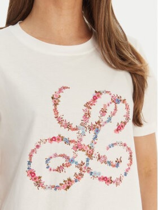 Luisa Spagnoli T-Shirt Ballada 543153 Biały Regular Fit